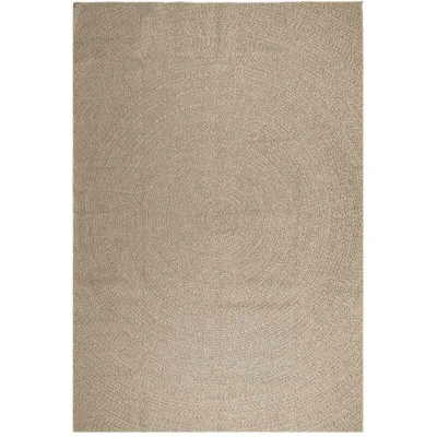 Image of vidaXL Rug ZIZUR Beige 240x340 cm Jute Look Indoor and Outdoor
