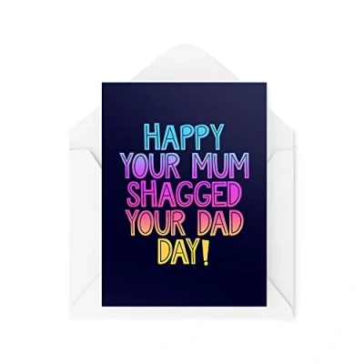 Image of Funny Novelty Greeting Cards Happy Your Mum And Dad Had You Birthday Sibling Brother Sister Best Friend Banter Joke CBH1266