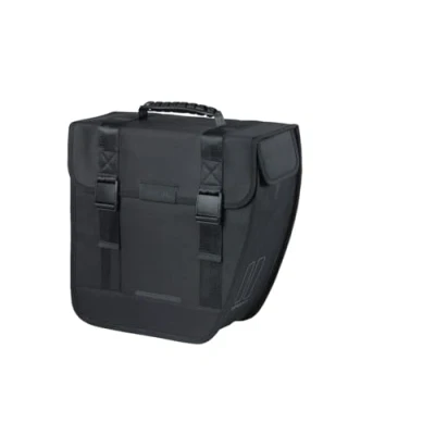 Image of Basil Alforja Derecha Tour Mik 14l Waterproof Poliester Black with Reflectantes (34x14x34 Cm)