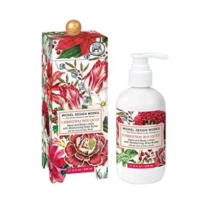 Image of Hand and Body Lotion Christmas Bouquet Gift Box 236ml / 8 floz Michel Design Works