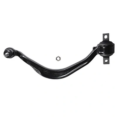 Image of MB912512, MR162582, MR296320 Suspension Arm BLUE PRINT ADC48628 with lock nuts, bearings Rear Axle Right, Lower, Front Control Cast Steel