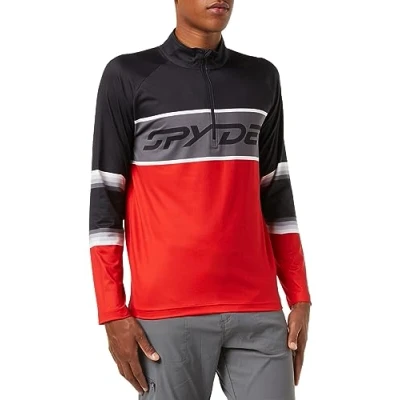 Image of Spyder Premier Men&#039;s Zip T Neck Shirt