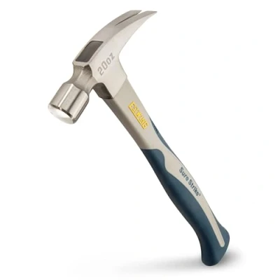 Image of Estwing Sure Strike 20oz Straight Claw Hammer Carbon Fiber Handle SSCF20S