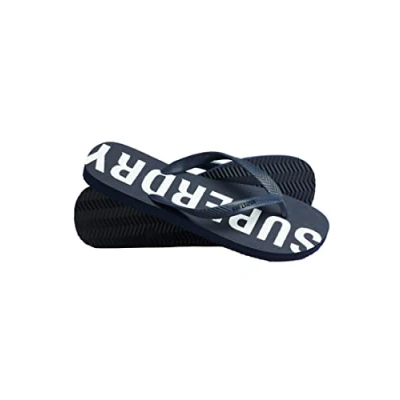 Image of Superdry Men&#039;s Code Core SPRT Vegan Flip Flop, Eclipse Navy Optic, Medium