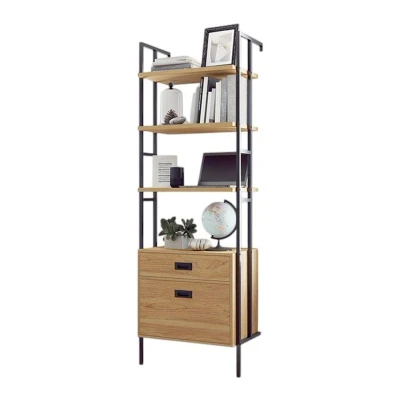 Image of TEKNIK Hythe 5426438 Wall Mounted Bookcase Walnut