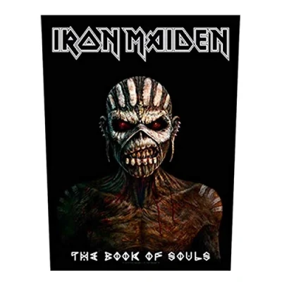 Image of Iron Maiden Book Of Souls Sew On Backpatch 360mm x 300mm (ro)