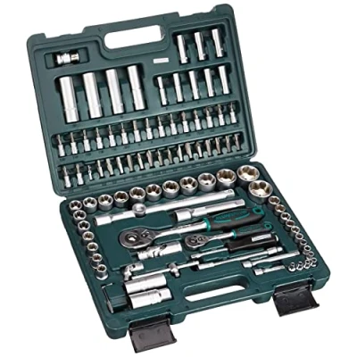 Image of Mannesmann 1/4 Plus 1/2 inch Socket Set Super Lock System (94 Pieces)