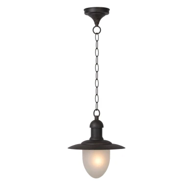 Image of Aruba Cottage Pendant Light Outdoor Ø 25cm 1xE27 IP44 Rust Brown