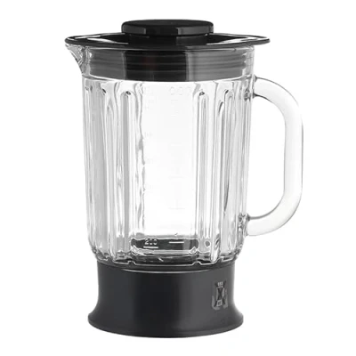 Image of Masterpart Liquidiser Blender Jug Complete Lid &amp; Base Compatible with Kenwood Multipro Food Processors FPM25 FPM250 FPM260 FPM270