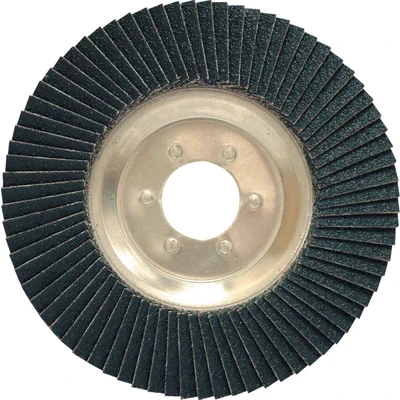 Image of York 125 X 22MM Conical Flap Discs, Zirconium Oxide Aluminium Backed P120