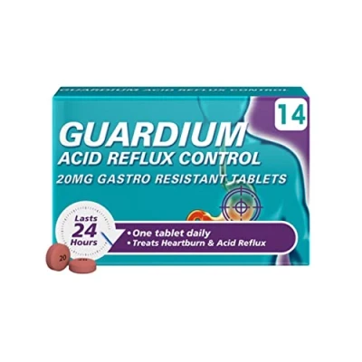 Image of Guardium Acid Reflux Control Tabs Heartburn &amp; Indigestion 14 tablets