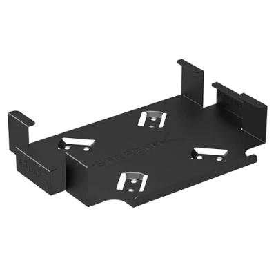 Image of SABRENT Mac Mini Mount, VESA Mount for M1 premium aluminum Wall under Desk Behind Monitor, table Bracket Frame Stand designed to fit mini&#039;s from 2010 and newer (BK MABM)