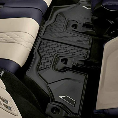 Image of BMW Genuine Rear Floor Mats All Weather 3rd Row Seats 3 SR 6 Seat 51472458557