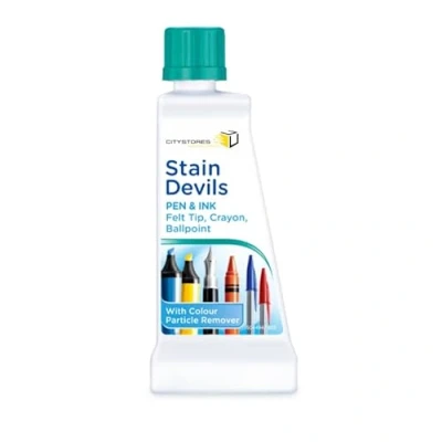 Image of Pen &amp; Ink Felt Tip Crayon Ballpoint Stain Remover Cleaner Devils Citystores