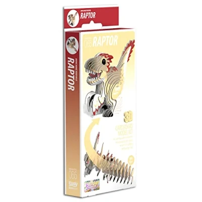 Image of EUGY 3D Raptor Dinosaur Craft Kit