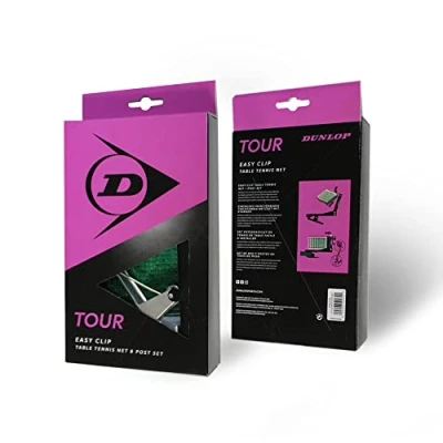 Image of DUNLOP Tour Table Tennis Net &amp; Post Set