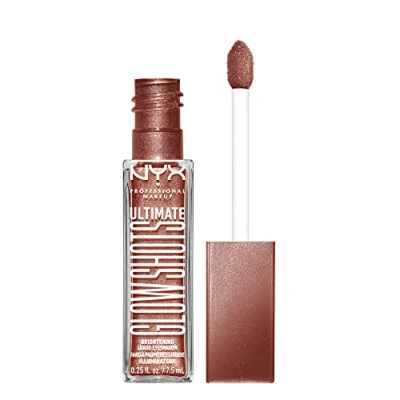 Image of NYX Professional Makeup Liquid Eyeshadow, Long lasting 12h Wear, No Flake &amp; Fallout, With Vitamin C, Ultimate Glow Shots, Mango Moment