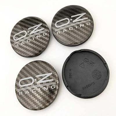 Image of TRFAN 4 Pcs Car Hub Centre Caps for OZ Racing M595 O.Z 62mm Wheel Center Cover Cap Rims Protectors Accessories,A