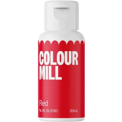 Image of Colour Mill Oil Based Food Colouring Red Next Generation for Baking, Decorating, Icing and Cooking Dye DIY Slime Crafts Making Burgundy 20 ml