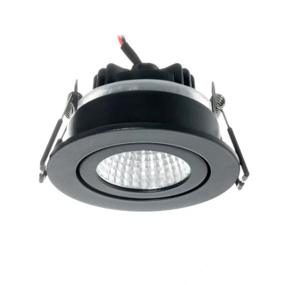 Image of Arcchio LED downlight Jyra, black, 3,000K