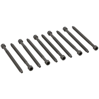 Image of 03810338410x, 1100655, 110065510x Cylinder Head Bolt Kit ELRING 057.240 without disc Female Star VOLKSWAGEN: Golf Plus / Crossgolf, Caddy 3, 4