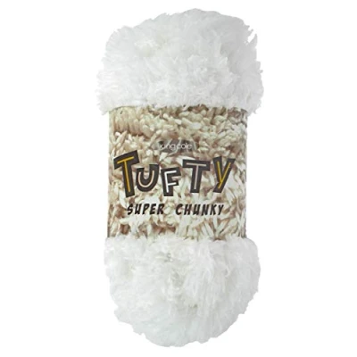Image of King Cole Tufty Super Chunky 200g Knitting Yarn (2791 White)