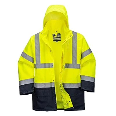 Image of Portwest Essential 5 in 1 Two Tone Jacket Yellow/Navy 4XL