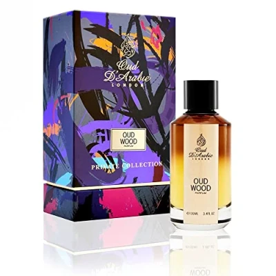 Image of Oud Wood 100ml Edp perfume Spray by D`Arabie Private Collection Tawakkal perfumes