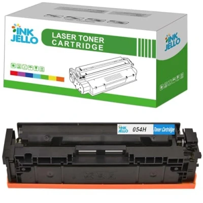 Image of Inkjello 054H Toner Cartridge Replacement for Canon i SENSYS LBP621Cw LBP623Cdw MF641Cw MF643Cdw MF645Cx Cyan(1 Pack)