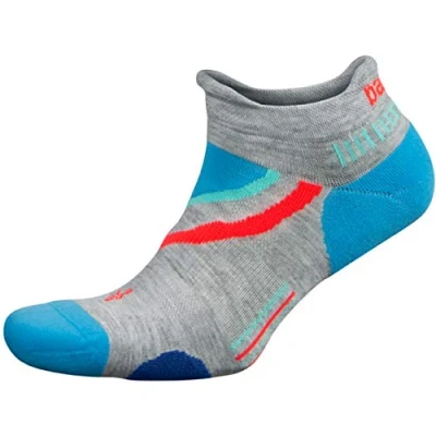 Image of Balega Unisex Ultraglide Socks, Mid Grey/Ethereal Blue, S UK
