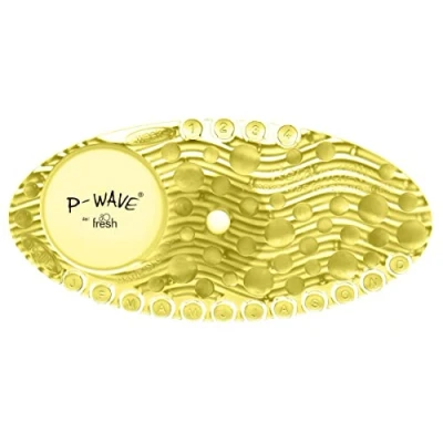 Image of P Wave Curve 10 Pack 30 Day Air Freshener For Home, Bathroom, Bedroom, Cupboards, Bins &amp; Toilets, Highly fragranced Deodoriser, Recyclable, Citrus