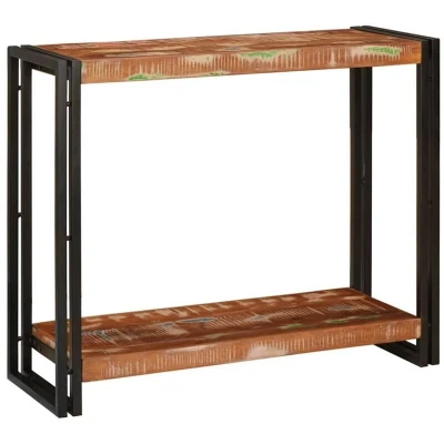 Image of vidaXL Console Tables Multicolour 90 x 33 75 cm Solid reclaimed wood