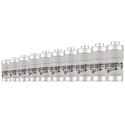 Image of REV Ritter Sicherung D02 E18 63 AMP slow blow (Pack of 10) 0515067555