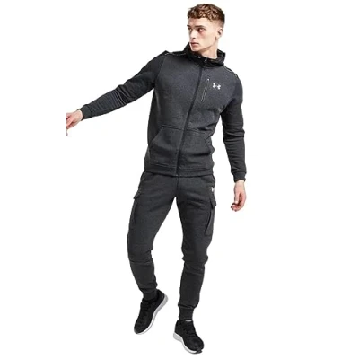 Image of Under Armour Mens Threadborne Tracksuit (as8, alpha, l, regular, Black/Charcoal)