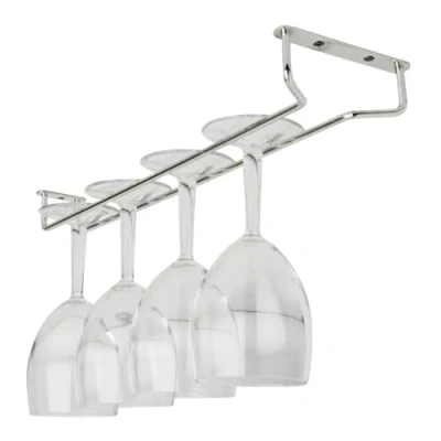 Image of Beaumont Glass Hanger Chrome 406mm