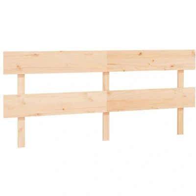 Image of vidaXL Bed Headboard 204x3x81 cm Solid Wood Pine