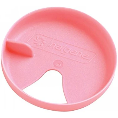 Image of Nalgene Easy Sipper Pink, 53mm / Universal Splash Guard for Wide Mouth OTF Camelbak Eddy Chute Flask Bottle Sipping Sip Lid Top Spare Accessory Drinking Drink Hydration Hydrate Water Liquid Sport Outdoor Part
