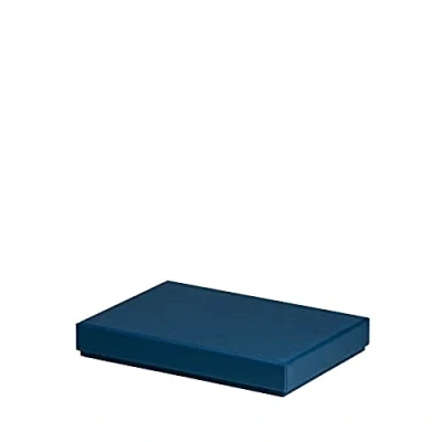Image of Rössler Boxline 13521453901 Cardboard Rectangular Suitable for DIN A5 Navy Pack of 1
