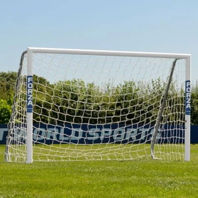 Image of FORZA Alu60 Aluminium Football Goals [11 Size Options] Premium Goal Posts Used by Professional Clubs Freestanding &amp; Fold Away (6ft x 4ft, Pair)