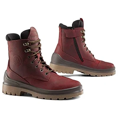 Image of Falco Viky Women&#039;s Motorcycle Boots, Burgundy, 6 UK