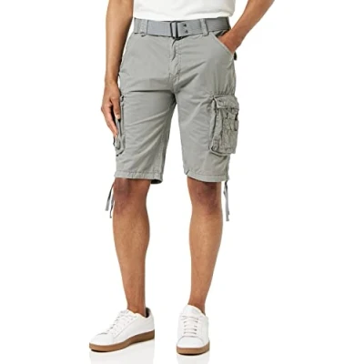Image of Schott NYC Men&#039;s Trranger30 Swim Shorts, Grey, 34
