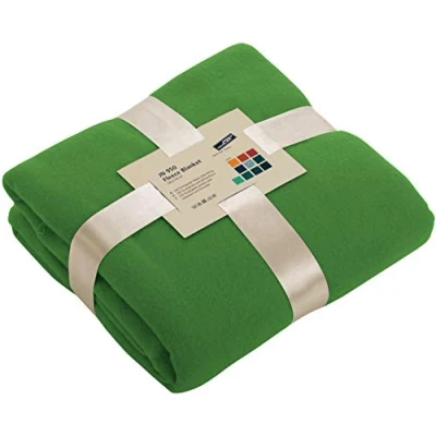 Image of James &amp; Nicholson Multi functional fleece blanket for catering trade and leisure (one size, lime green)