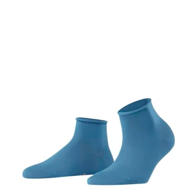 Image of Falke Women&#039;s Cotton Touch W SSO Thin Plain 1 Pair Socks, Blue (Nautical 6531) new eco friendly, 2.5 5