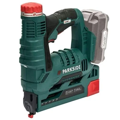 Image of Parkside® Battery Stapler &quot;PAT 20 Li A1&quot; with Non Slip Soft Grip, Integrated LED Light (without Battery) X V Team Series
