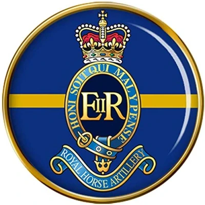 Image of 1st Regiment Royal Horse Artillery, British Army Pin Badge