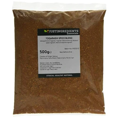 Image of JustIngredients Essentials Togarashi Spice Blend, 500 g Pack of 2