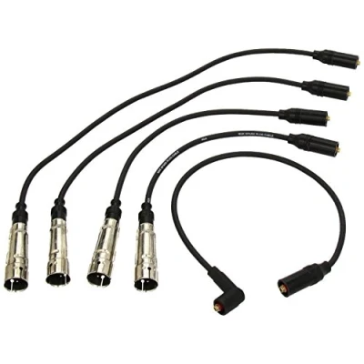 Image of RCVW904 Ignition Lead Set NGK 8622 5 VOLKSWAGEN: Golf 3, 4 Cabrio, 3 Cabrio