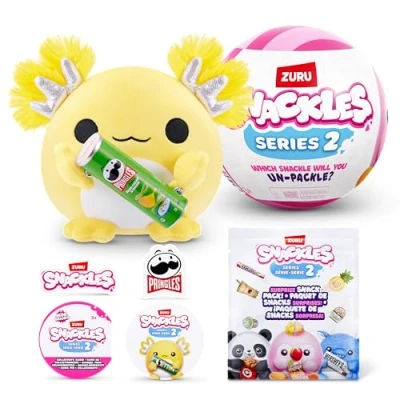 Image of Snackles Series 2 Wave 2, Snack Swap, 12 cm by ZURU Cuddly Squishy Comfort 5 inch Plush with License Brand Accessory (Random Assortment)