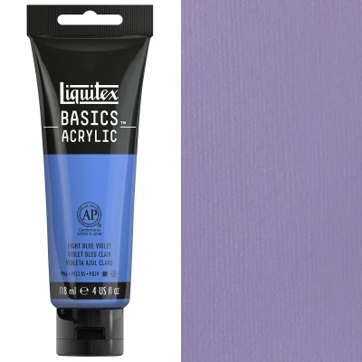 Image of Liquitex 8870052 Basics Acrylic Paint, Light Blue Violet, 118 ml Tube