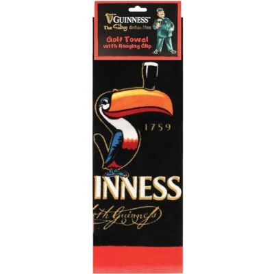 Image of Guinness Toucan Golf Towel with Hanging Clip